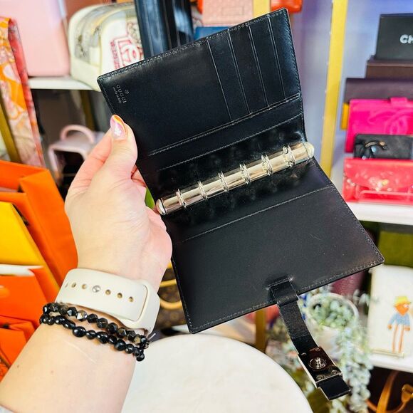 Gucci RARE Python Pink/Red Black Leather Silver Hardware Agenda Passport Holder - Picture 10 of 14